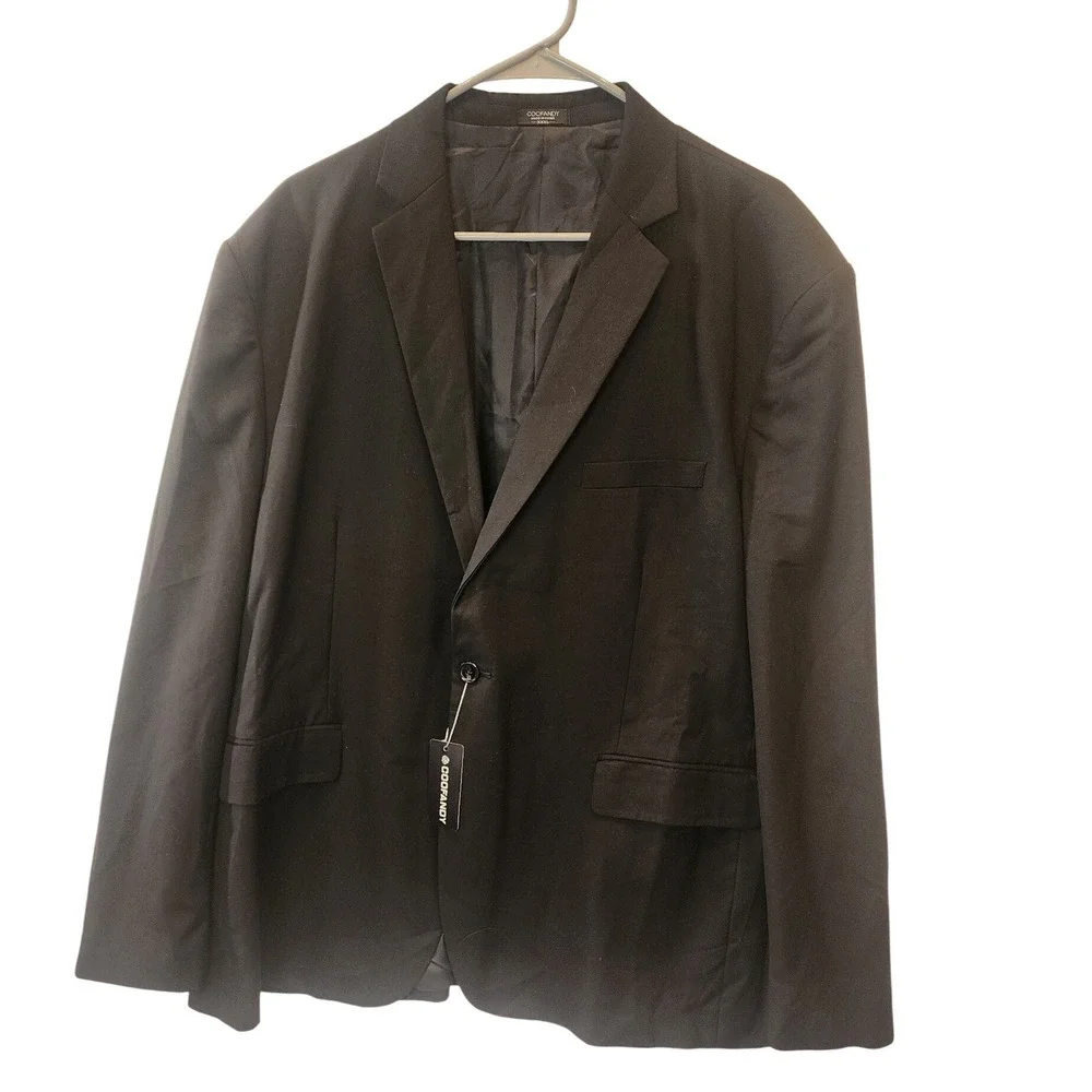 COOFANDY‎ Men's Black Blazer Suit Jacket XXXL Formal Business Casual Outerwear